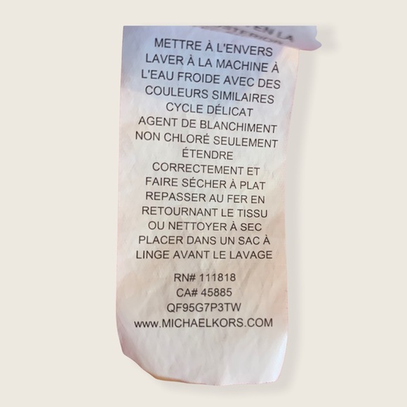 Michael Kors Ladder Sleeve Blouse Size XL - Picture 9 of 9